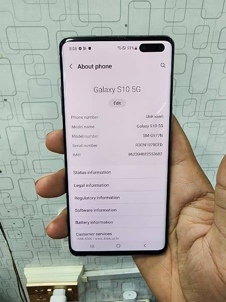 Samsung S10 5G (8/256) PTA approved 5