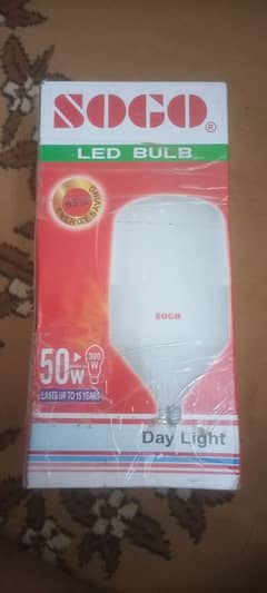 Sogo led bulb 50 walt day light bulb no warranty