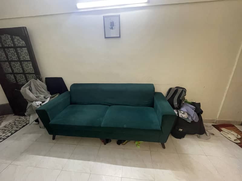 5 seater sofa set like new 1