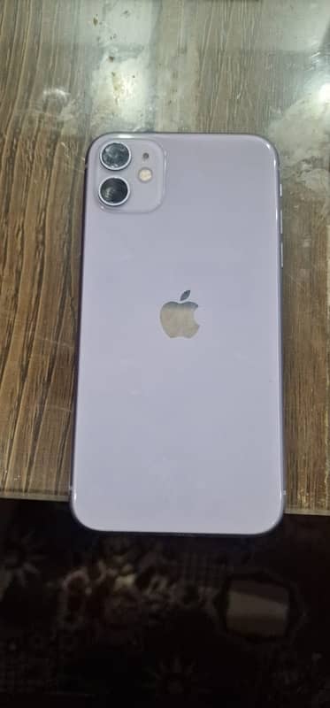 iphone 11 PTA approved 128 GB with box Purple colour water proof Bh74 1