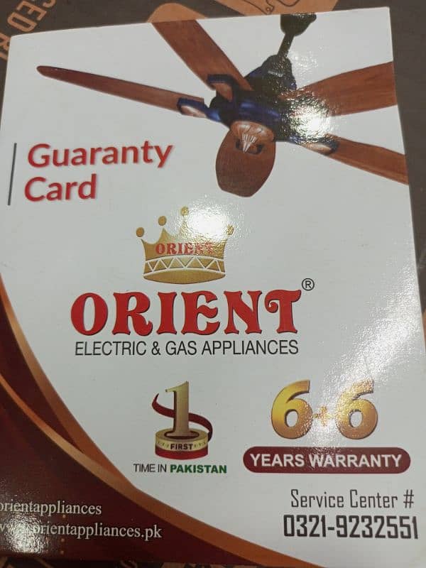 orient Ac/Dc 30 watt inverter fan 6