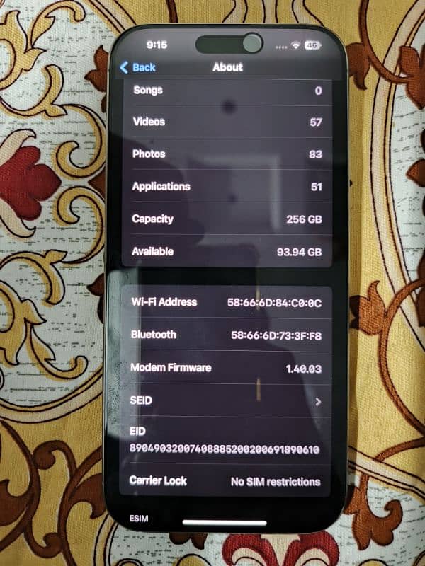 Iphone 16 pro max 256gb (factory unlock) 10/10 6