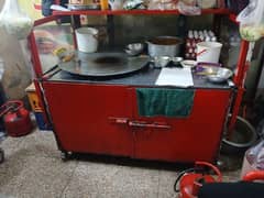 old used fast food counter