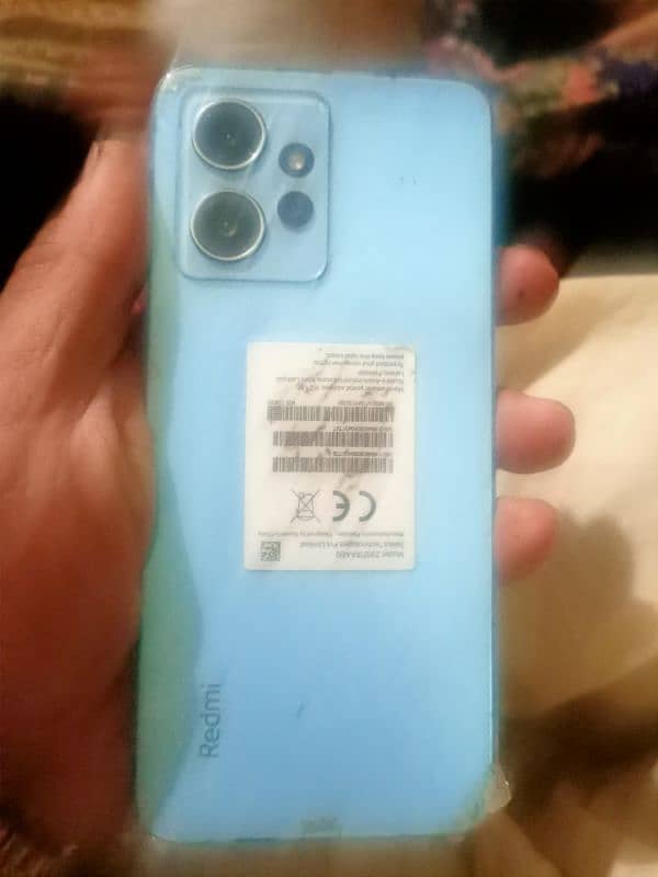 redmi note 12 edition 10 by 10 full box ke sath ram 8GB storage 256 2