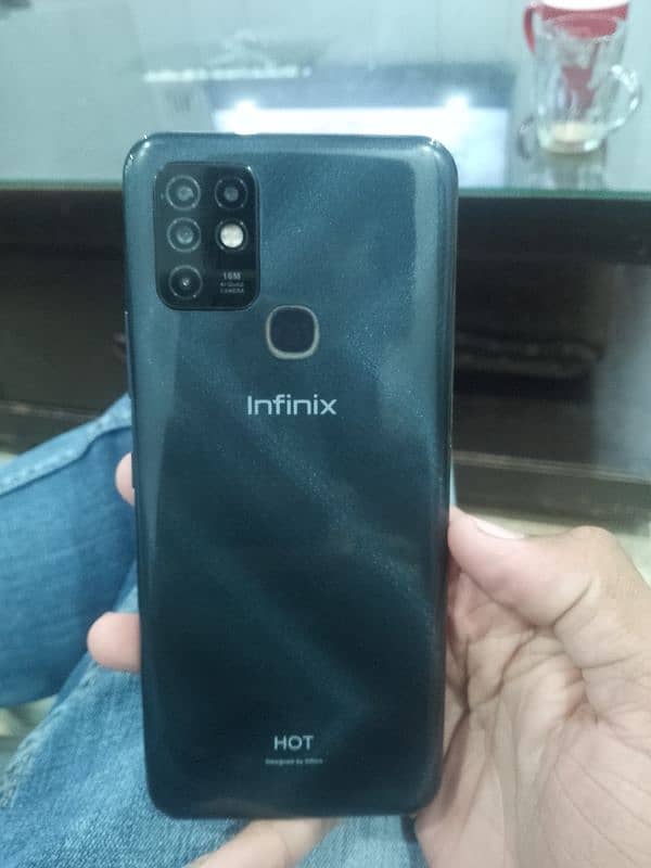 Infinix hot 10 play 10 by 10 condition all ok 1