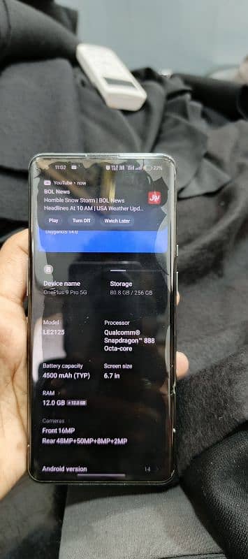 One plus 9 pro Dual sim 12/256 1