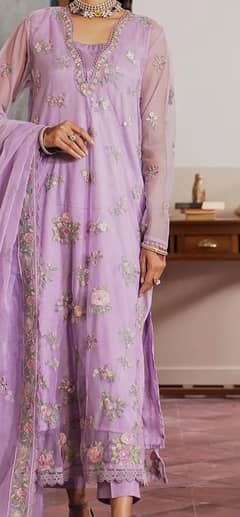 ETHNIC BRAND NEW EID DRESS/THREADS AND MOTIFS SHIRT