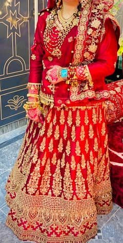 Bridal lehnga for sale at a very reasonable price