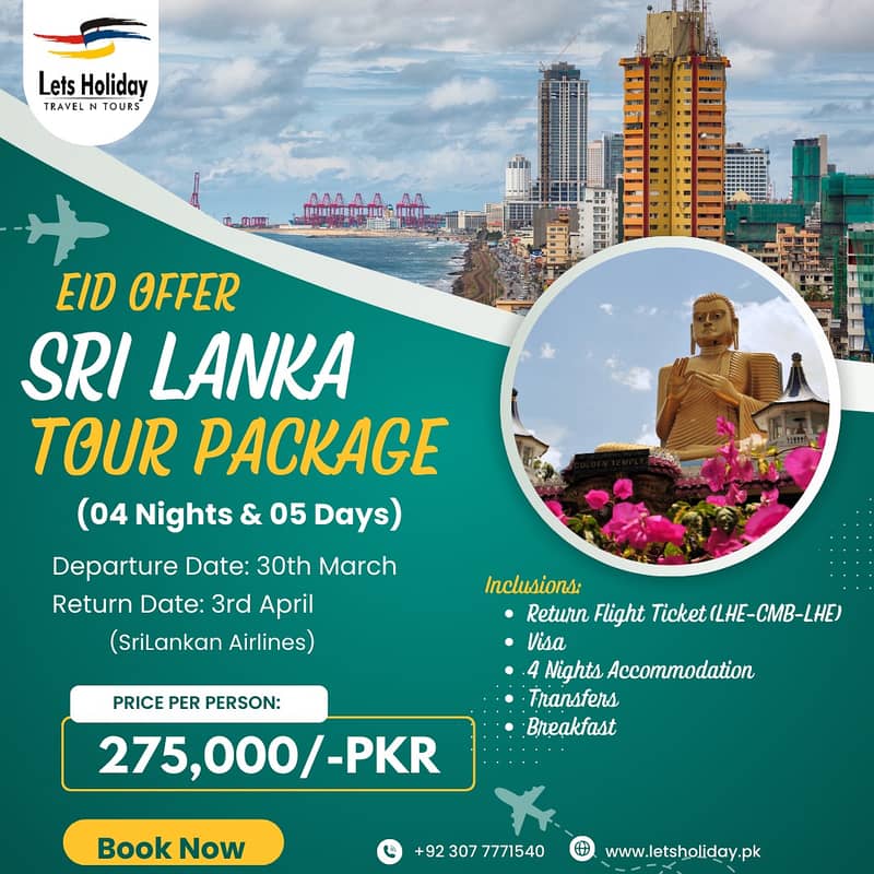 Sri Lanka Tour Visa Available - Visit Visa - Tourist Visa Services 0