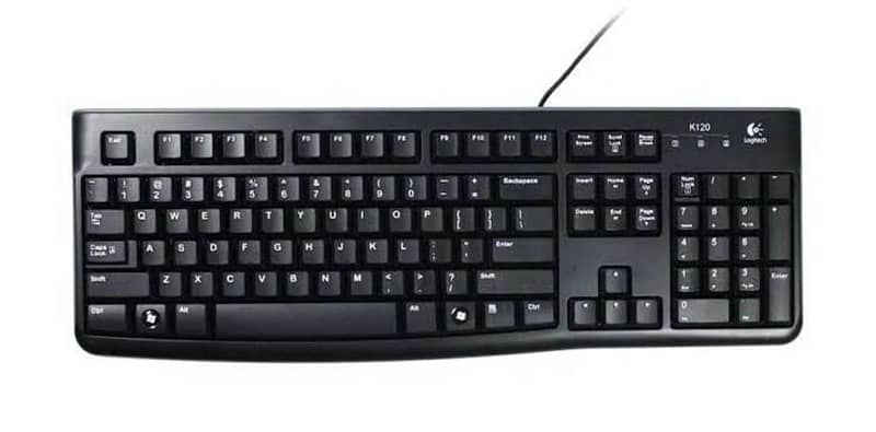 Wired Keyboard– High-Quality & Durable for PC with silent typing 0