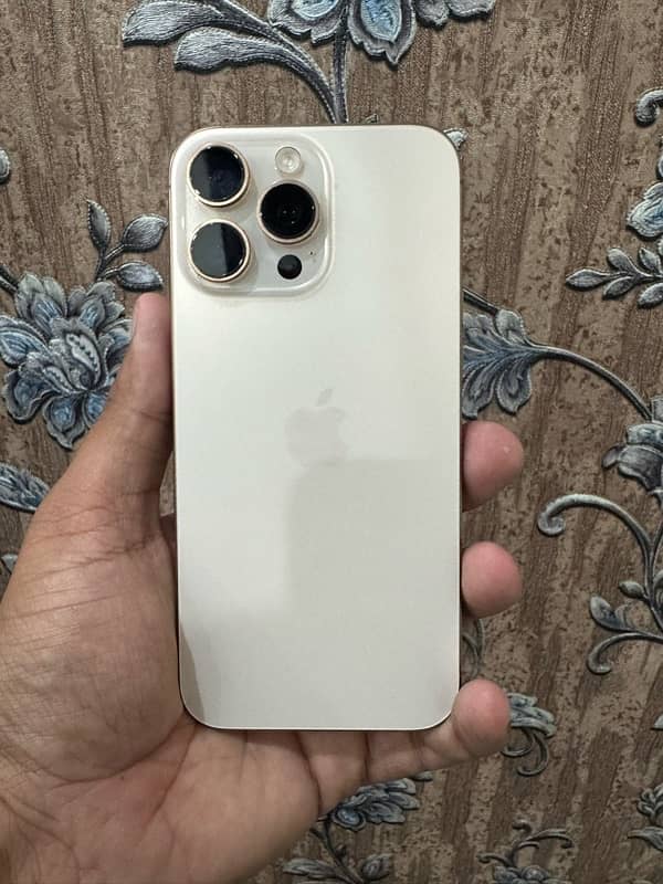 iPhone 16 pro max 256gb non pta factory unlock sim time used 0