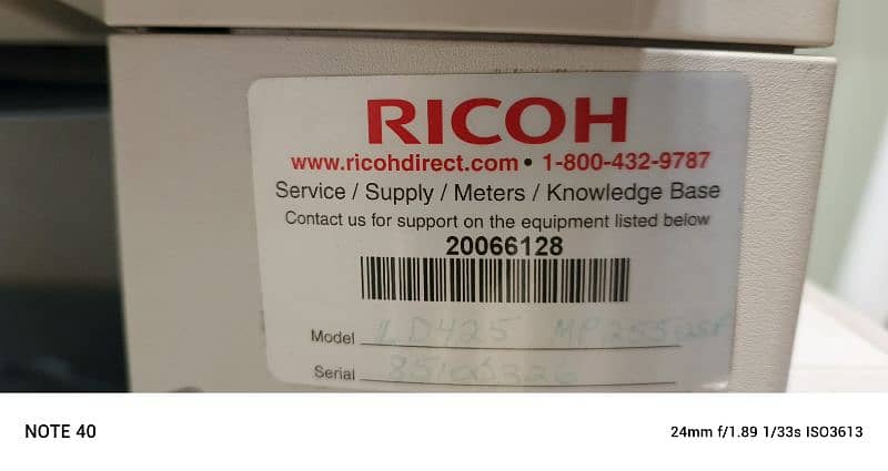 Ricoh LD425 copier/printer/scanner-03352884432 0