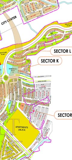 Bahria Enclave sector j 8 Marla plot available for sale good location sector j 8 Marla