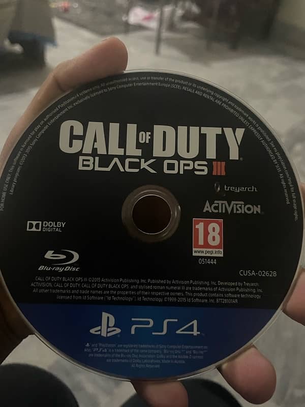 Call of duty black ops 3 for playstasion 4/5 both 5