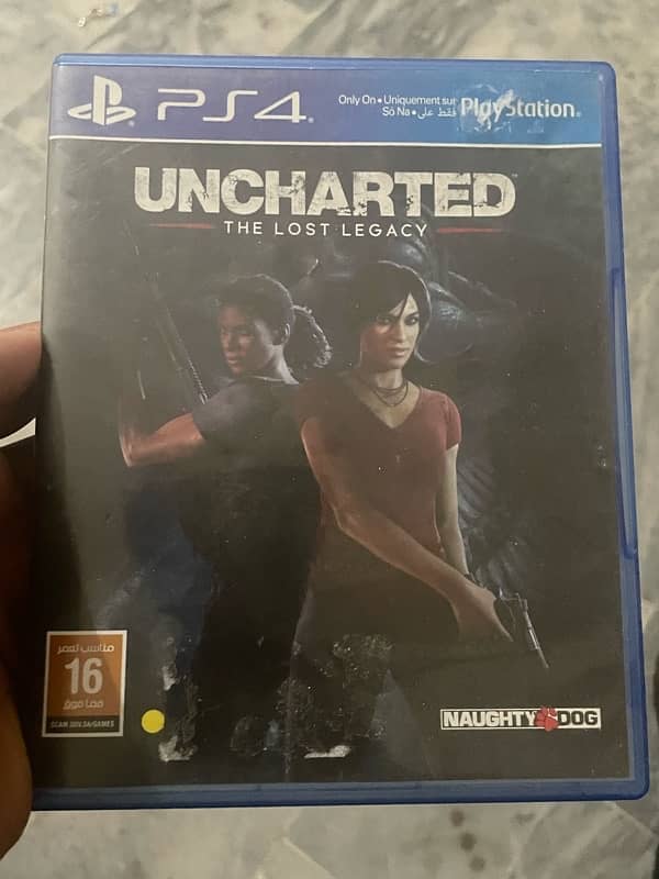 Uncharted “The lost legacy” for playstaision 4/5 both 0