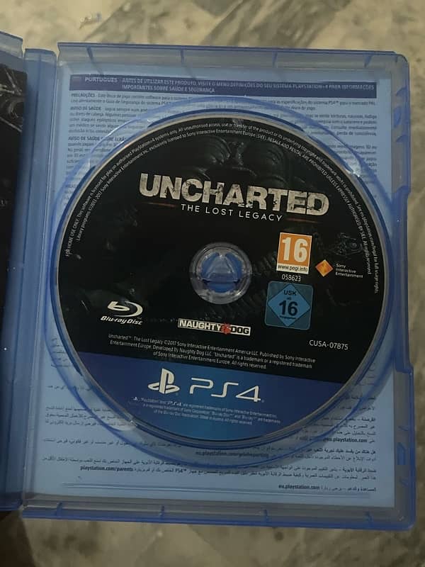 Uncharted “The lost legacy” for playstaision 4/5 both 2