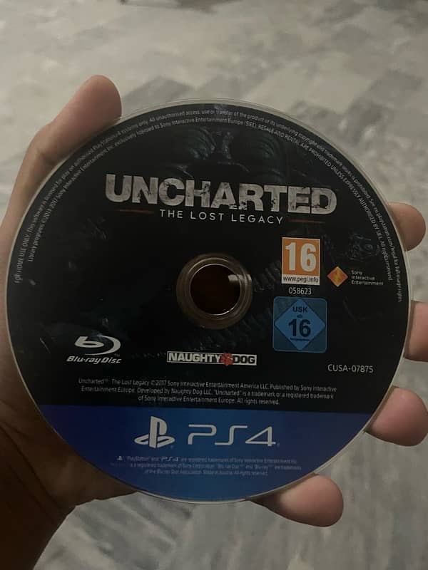 Uncharted “The lost legacy” for playstaision 4/5 both 5