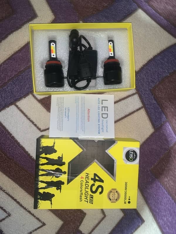 4 clr LED fog lights for all cars 1