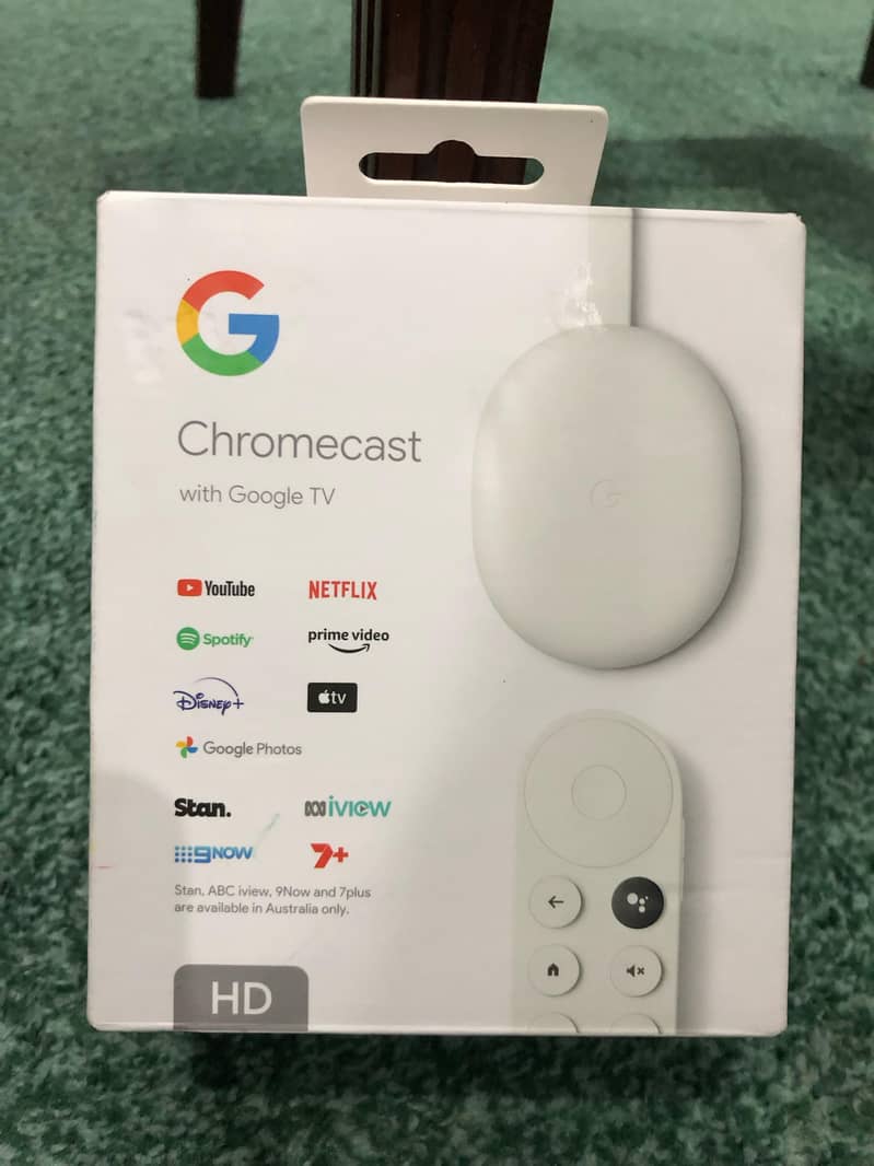 Brand new chromecast with google Tv Entertainment stick . Sealed pack 0