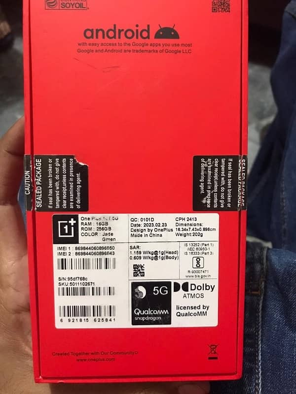 oneplus 10T 16/256 new box pack non pta green colour 4