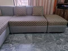 L shape 6 seater sofa