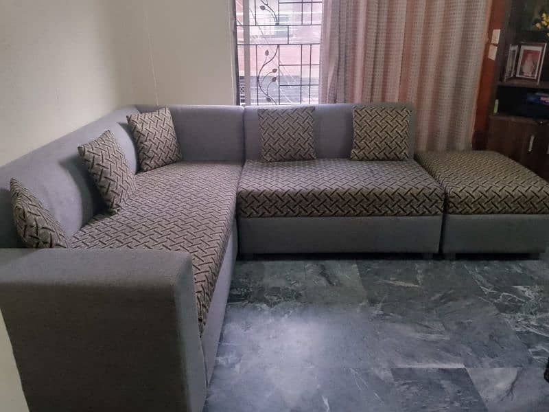 L shape 6 seater sofa 1