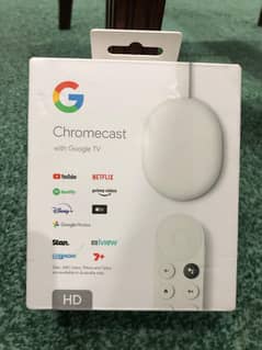 Sealed pack chromecast with google tv HD