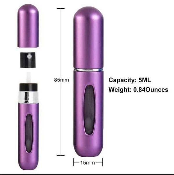 Refillable Mini 5ml Perfume Bottle 0