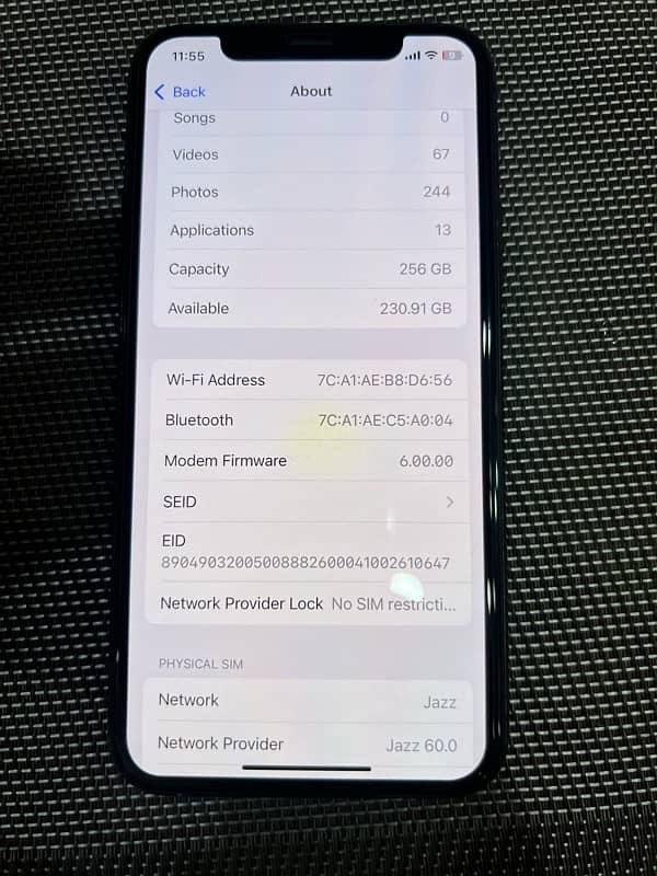 iPhone 11 Pro pta 256gb 3