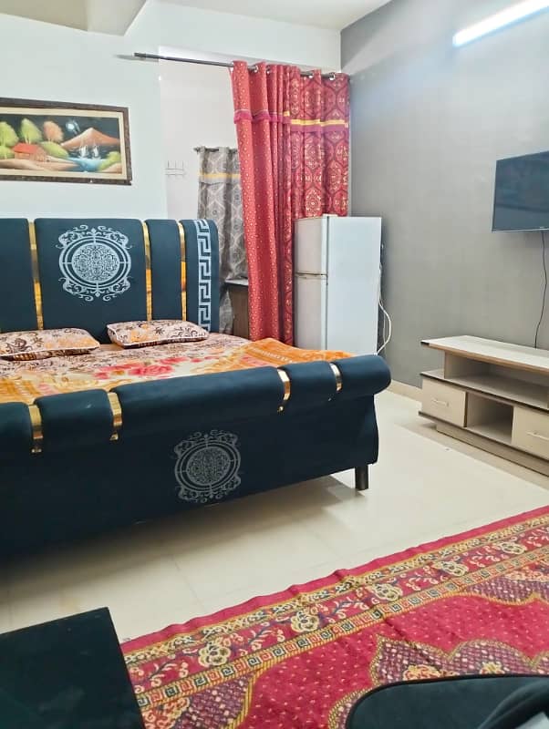 One bed furnished apartment for rent. 0311*5786*429 7