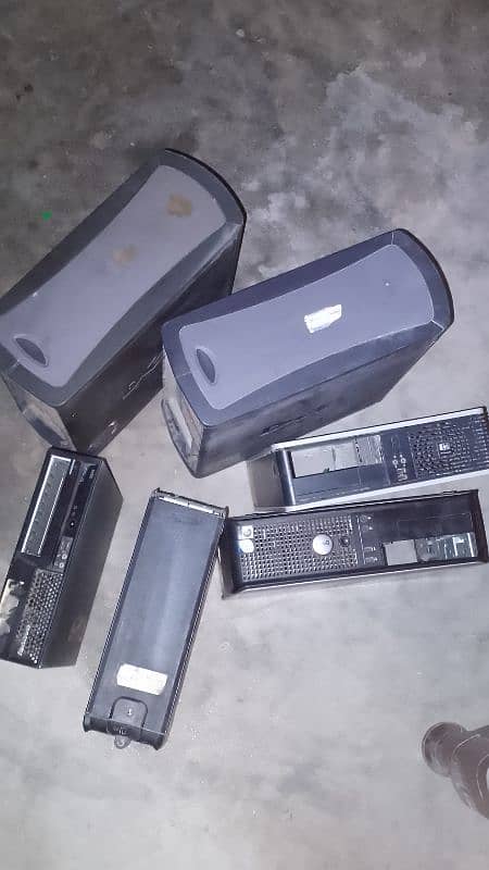 6 Piece Only CPU Motherboard and Casing Without All Others components. 1