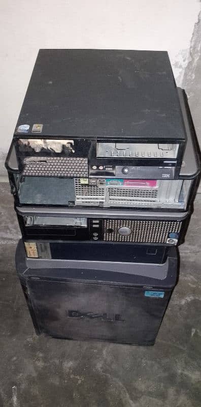 6 Piece Only CPU Motherboard and Casing Without All Others components. 2