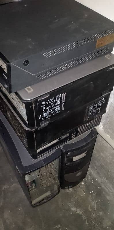 6 Piece Only CPU Motherboard and Casing Without All Others components. 3
