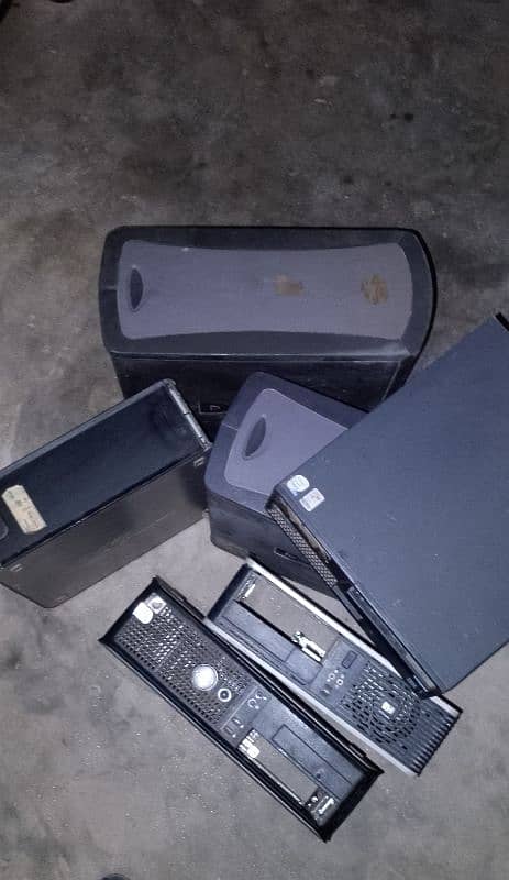 6 Piece Only CPU Motherboard and Casing Without All Others components. 5