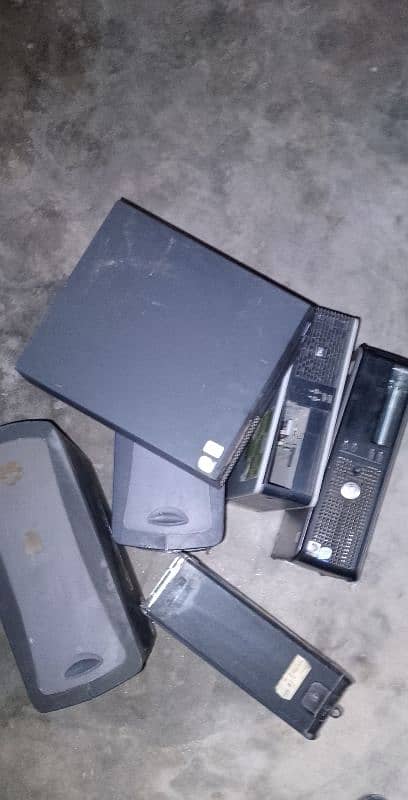 6 Piece Only CPU Motherboard and Casing Without All Others components. 6