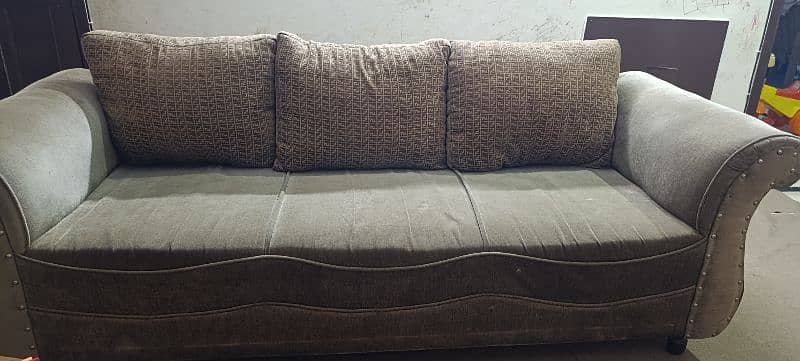 brown colour 5 seater sofa 3