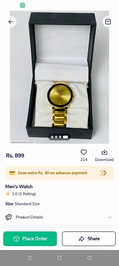 man,s watch