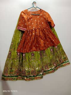 Bridal mehndi lehnga