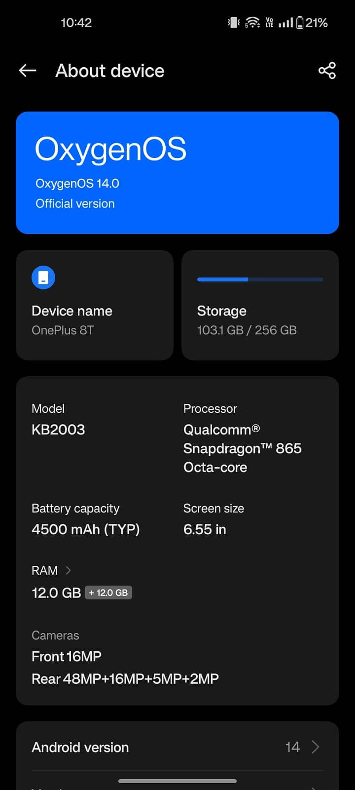 One Plus 8T (LCD Green Line) 0