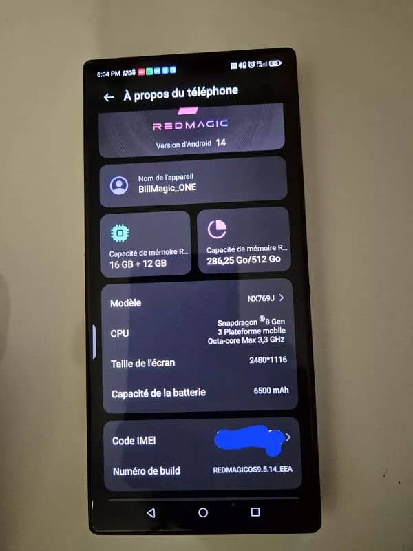 zte nubia redmagic 9 pro 16gb 512 gb 4