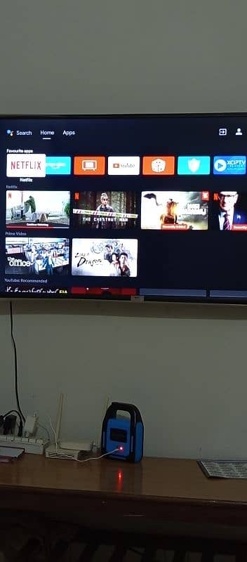 TCL 49 inch smart TV with box 3