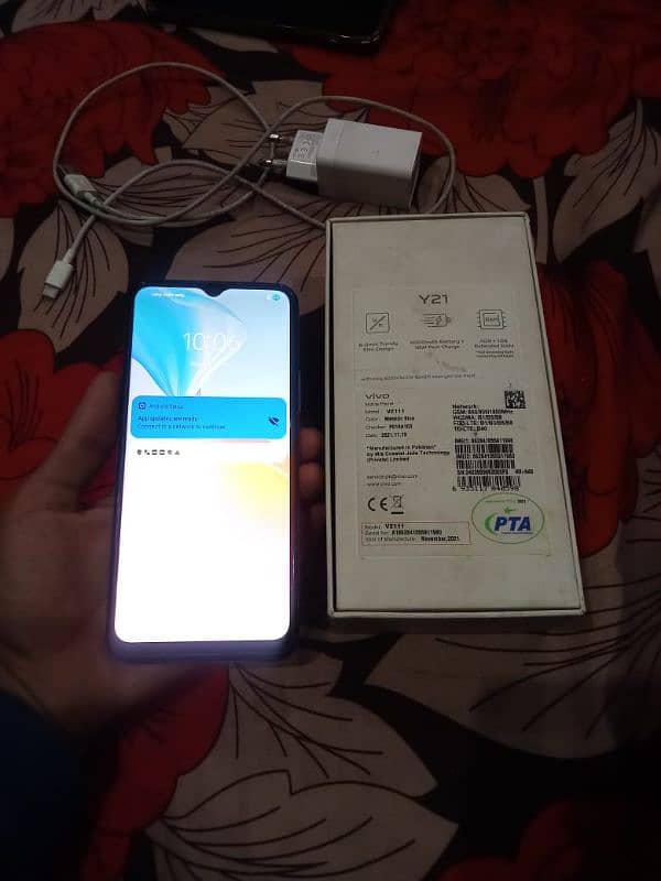 vivo y 21 4 64 call 03016922606 back pr paper lgaa 1