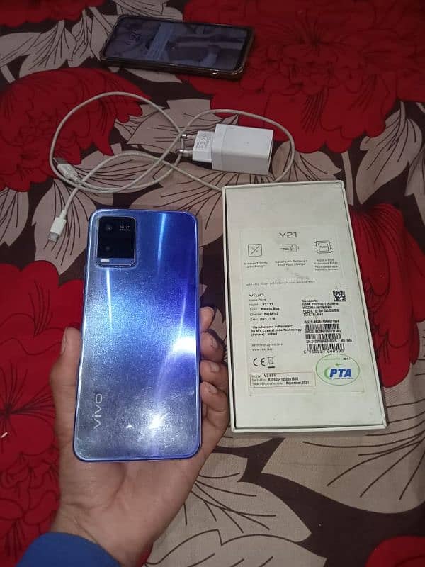 vivo y 21 4 64 call 03016922606 back pr paper lgaa 2