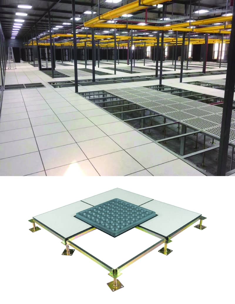 Steel Cement Core Raised Access Floor Durable & High-Performance 0