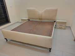 butterfly design silk and wooden bed for sale.