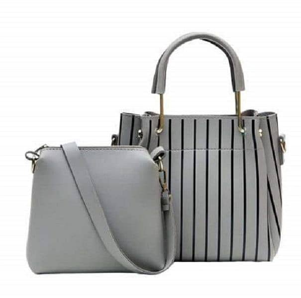 PU leather printed handbag 1