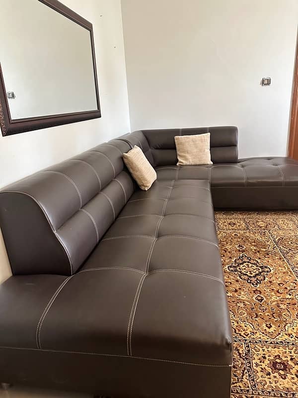 Branded L Shaped Sofa 1