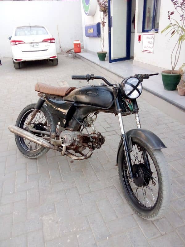 superpower cafe racer 70cc project 9