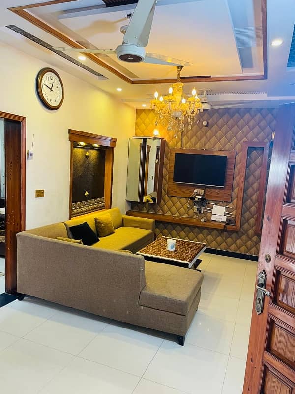 5 Marla Furnished House For Rent In Bahria Town Lahore Jinnah Block 4