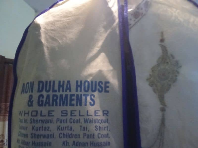 New Sherwani with Kulla For Sale 6